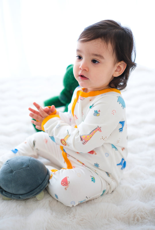 1 Tog Unisex Patikli Uyku Tulumu - Hayvan