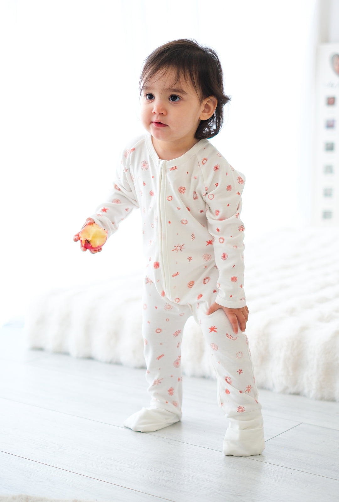 0.5 Tog Unisex Patikli Uyku Tulumu - Orange