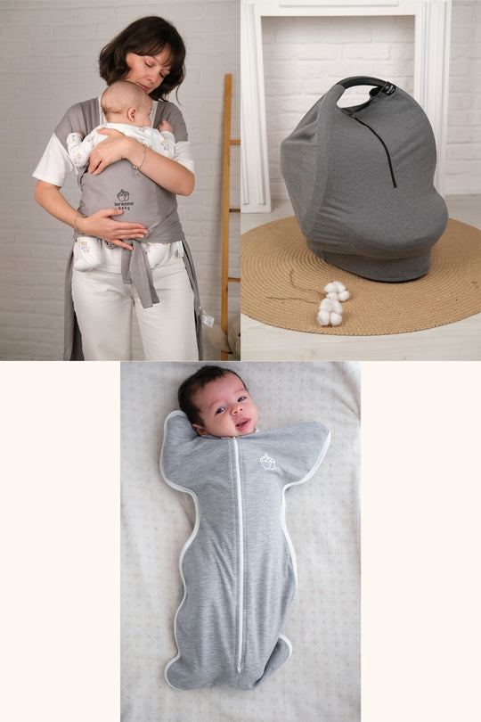 Yenidoğan Seti, Sling - Emzirme,Puset Örtüsü Seti - Kundak